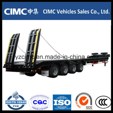 Cimc 4 Axles 70 Ton Низкорамный прицеп